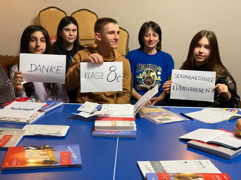 Młodzież z partnerskiego miasta Nysy pomaga młodzieży z Ukrainy