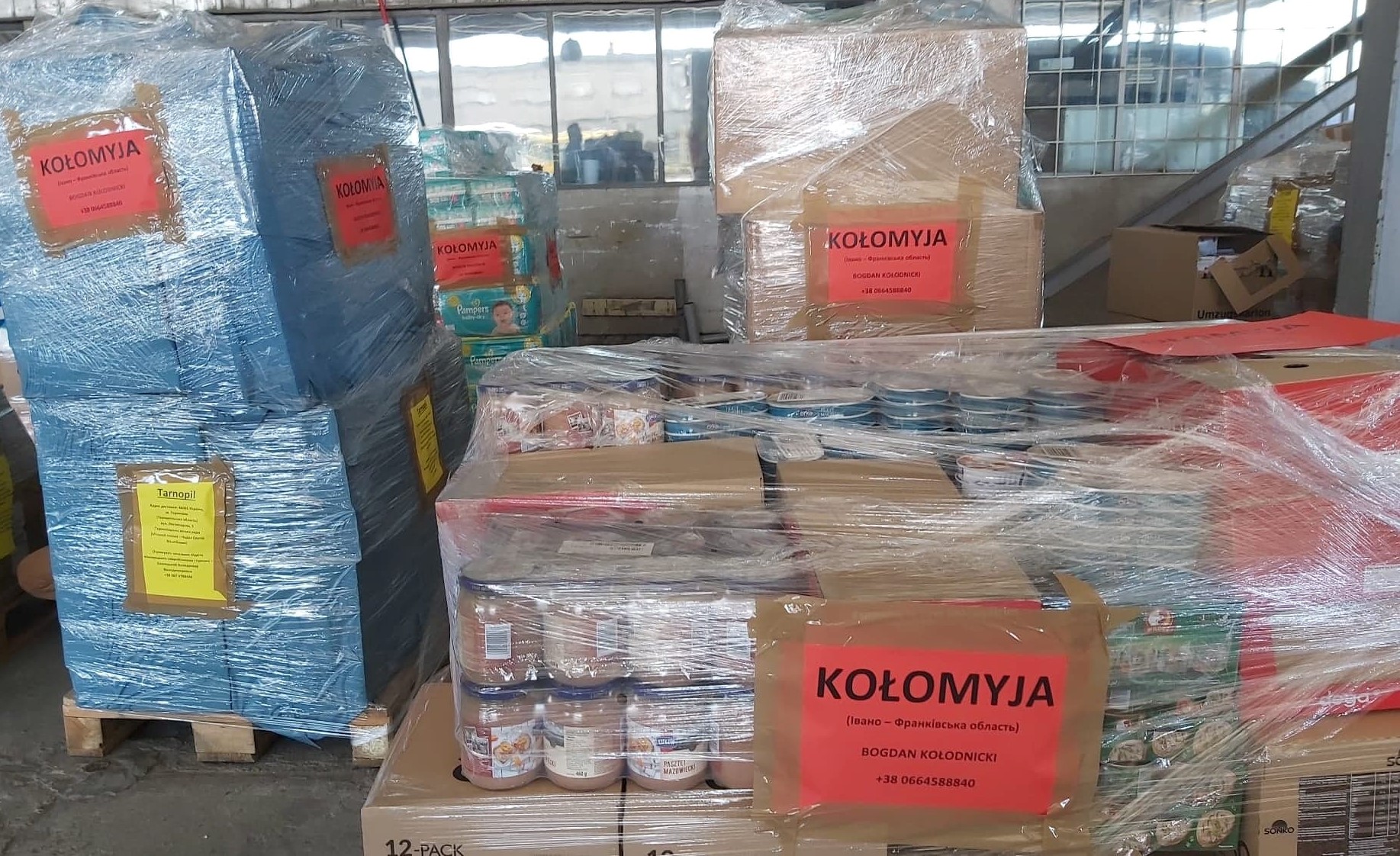 Transport humanitarny z miast partnerskich Nysy dotarł do Kołomyi