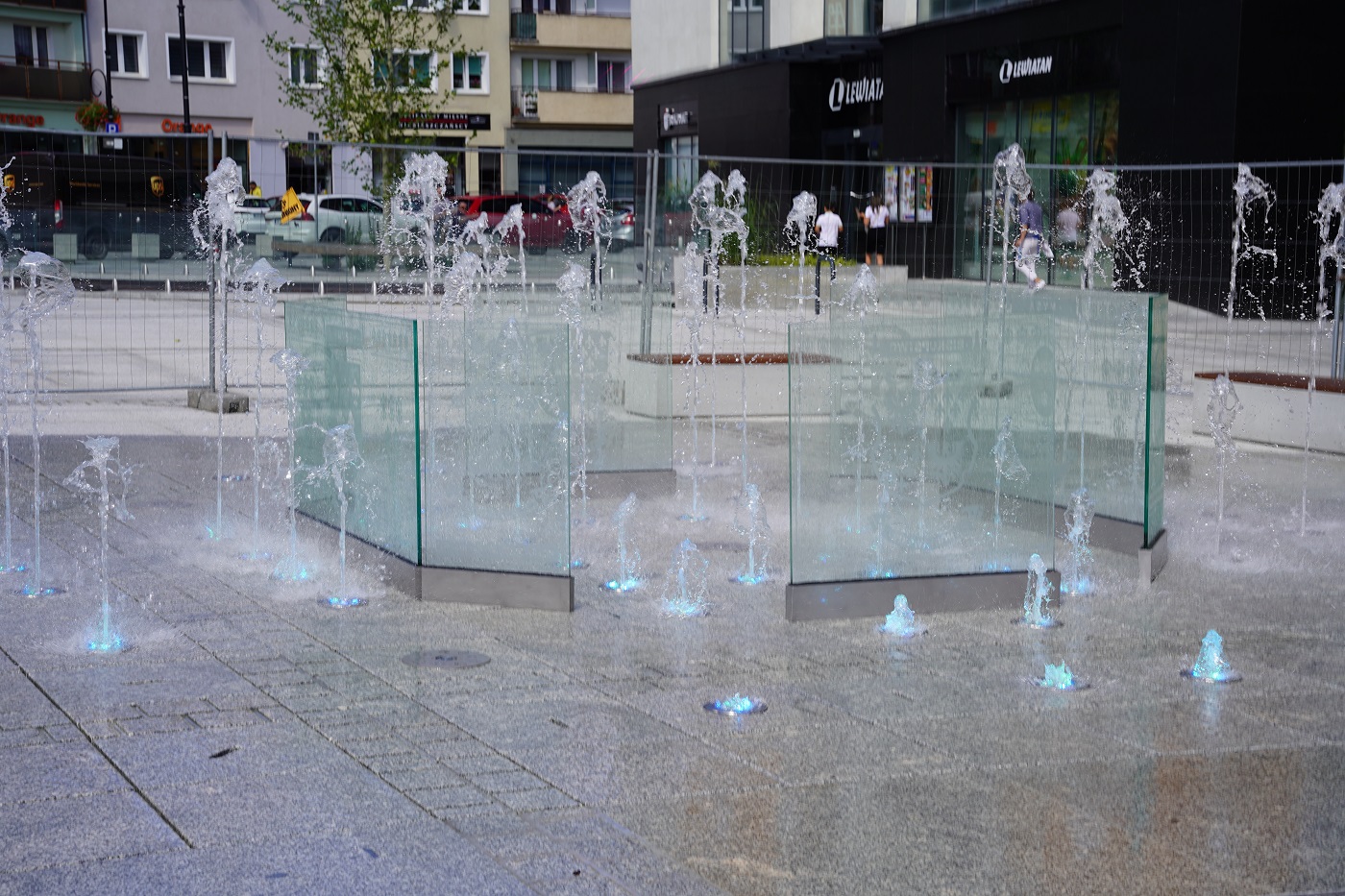 Multimedialna fontanna w Rynku